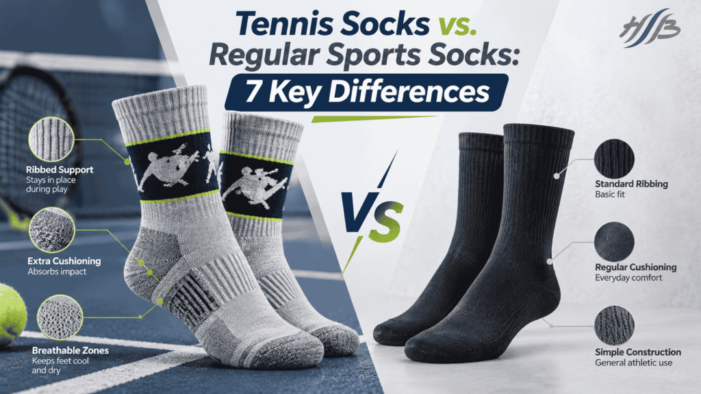 Tennis Socks vs. Regular Sports Socks
