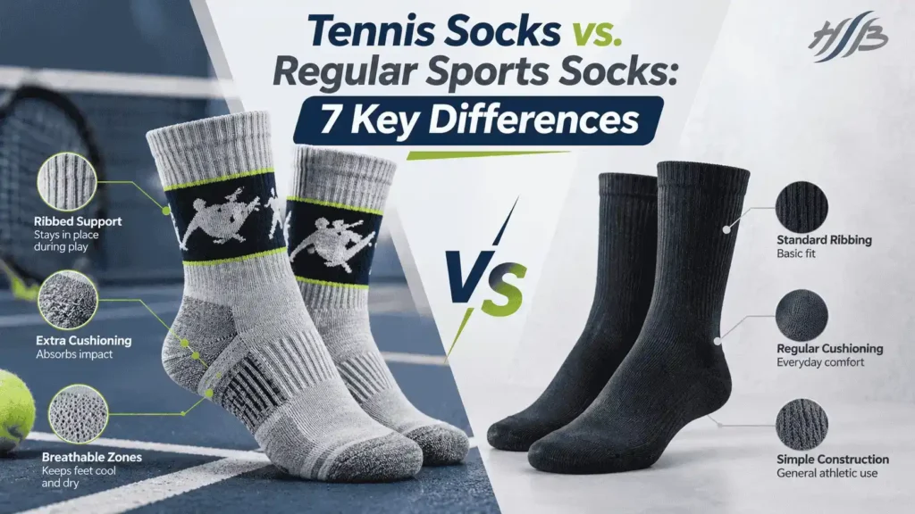 Tennis Socks vs. Regular Sports Socks