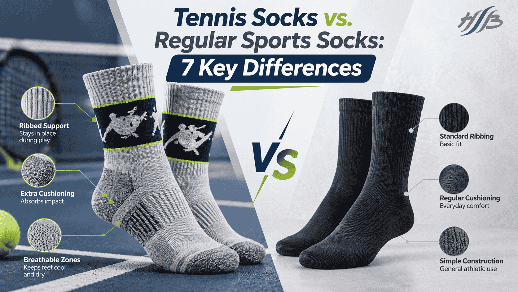 Tennis Socks vs. Regular Sports Socks